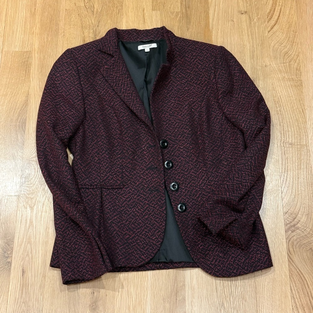 Santorelli Black and Red Blazer